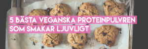 Veganskt proteinpulver
