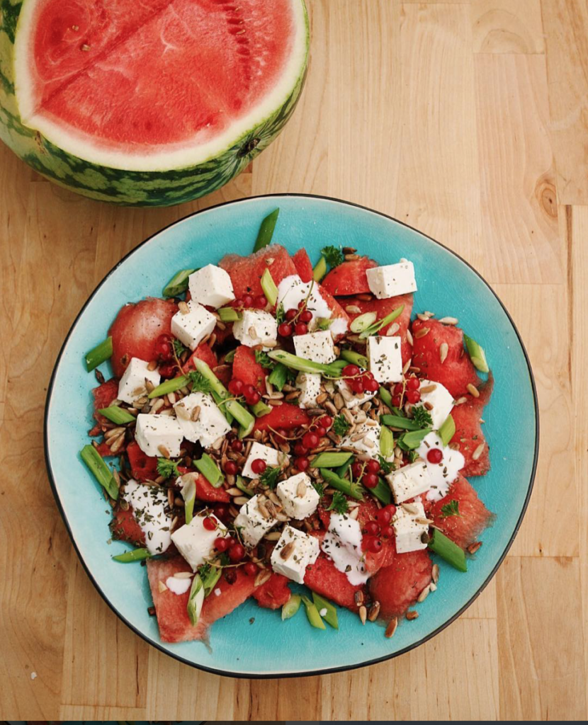 watermelon feta salad